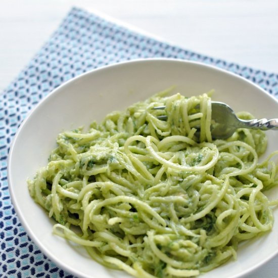 Avocado, Lemon + Dill Zoodles