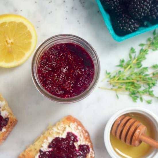 Summer Blackberry + Thyme Chia Jam