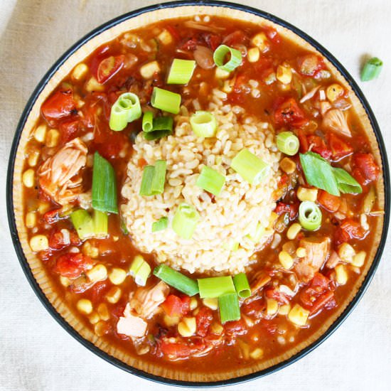 Spicy Vegan Gumbo