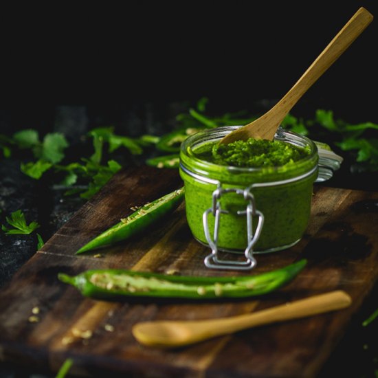 Yemeni S’hug – Green Chilli Sauce