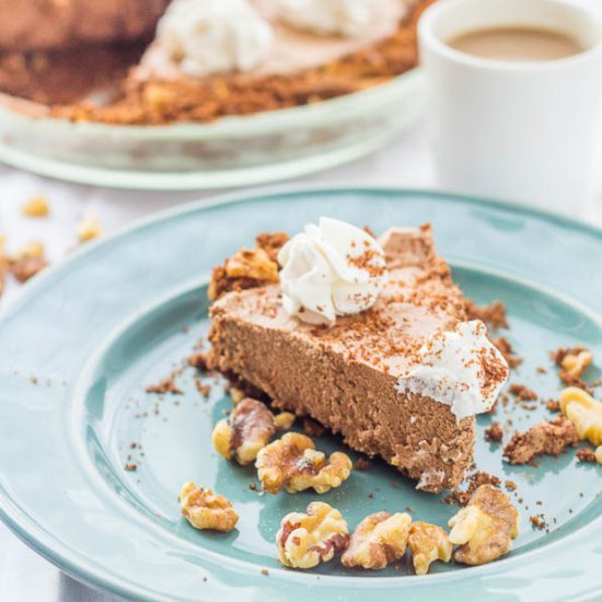 Chocolate Coffee Crunch Pie