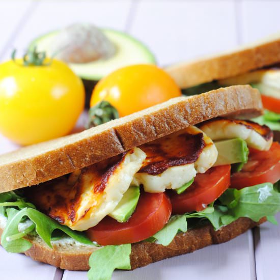 Harissa Halloumi Sandwich