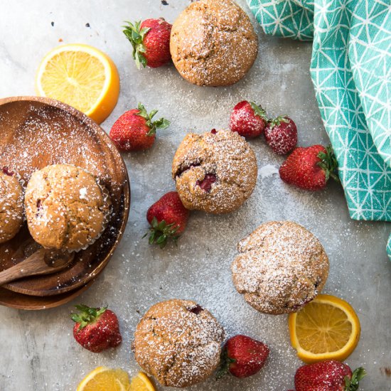 Strawberry muffins