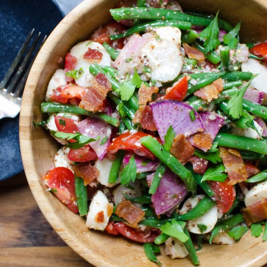 Tangy Green Bean Ciliegine Salad