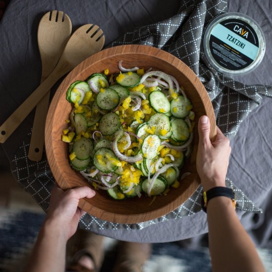 Cucumber Salad with Tzatziki