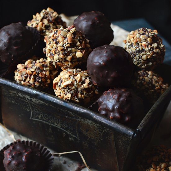 Raw Vegan ‘Ferrero Rocher’