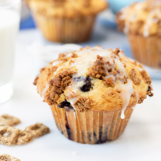 Blueberry Crunch Muffins