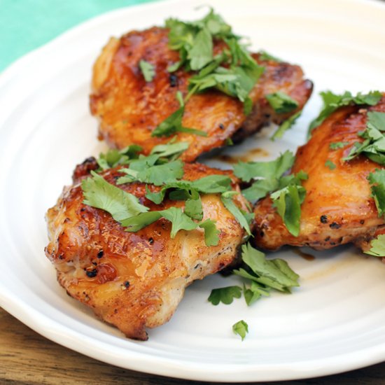 Chicken with Apricot-Hoisin Glaze