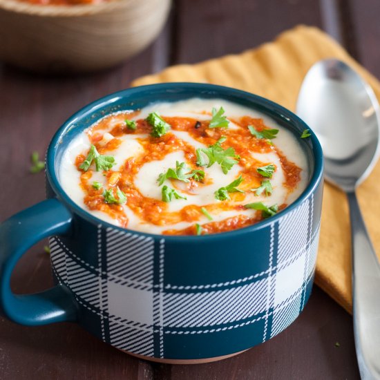 Romesco Potato Soup