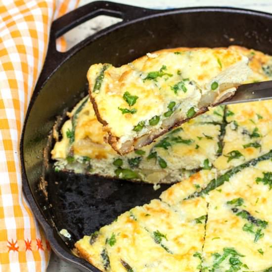 Asparagus Skillet Frittata