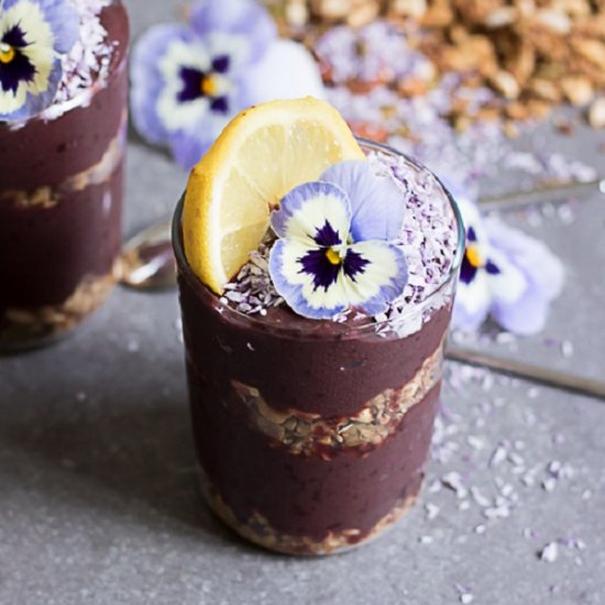 Acai Parfait Dessert