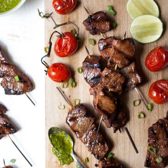 Grilled Steak Kabobs