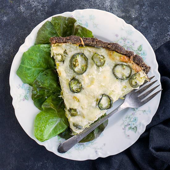 Potato, Leek and Cheddar Tart