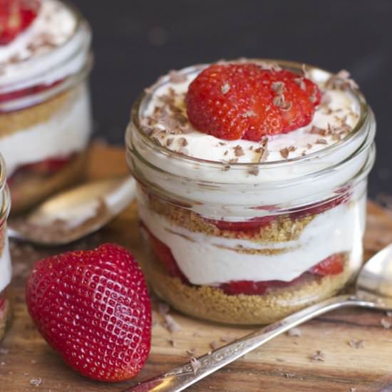 Strawberry Cheesecake Trifle