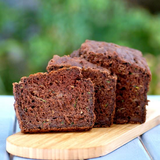 Healthy Chocolate Zucchini Bread