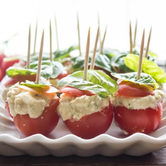 Tuna and Mozzarella Stuffed Tomatoes