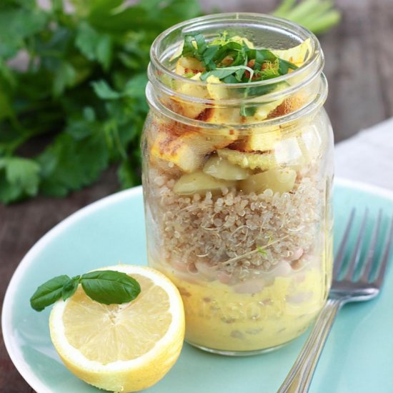 Sunshine Salad in a Jar