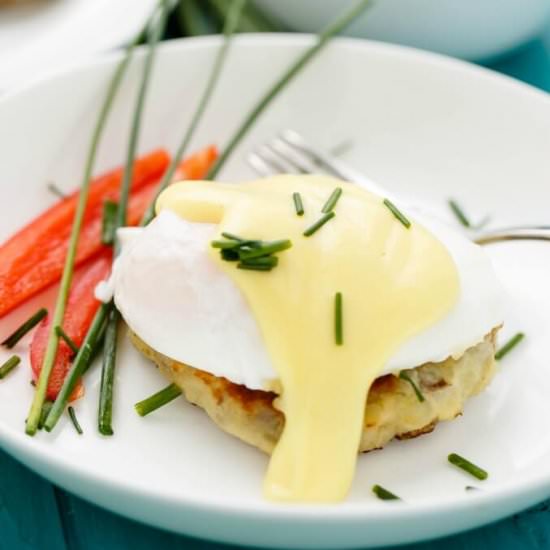 Potato Eggs Benedict