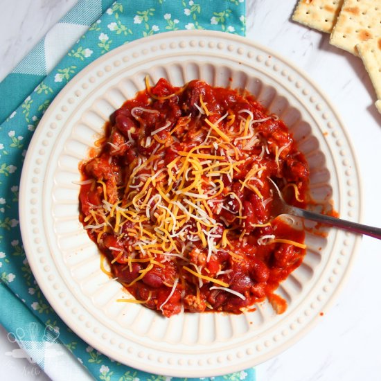 Slow Cooker Turkey Chili