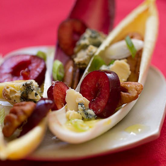 Cherries & Endive with Stilton