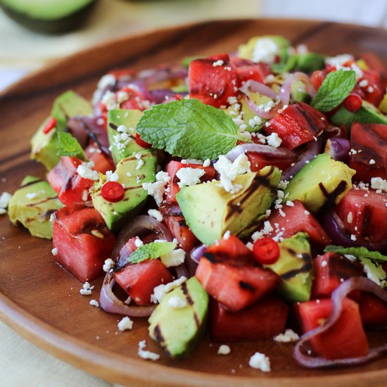 Grilled Watermelon Salad