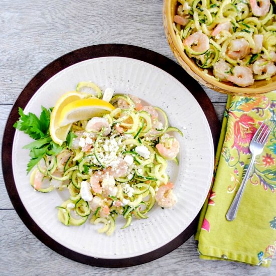 Shrimp Salad with Zoodles