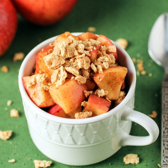 2 Minute Apple Pie Crunch