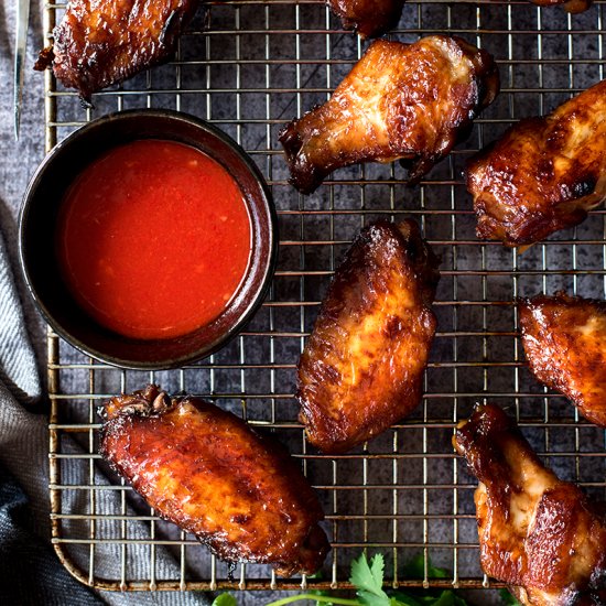 Malaysian BBQ Chicken Wings