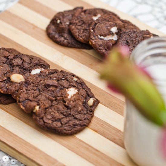 Vegan Rocky Road Cookies