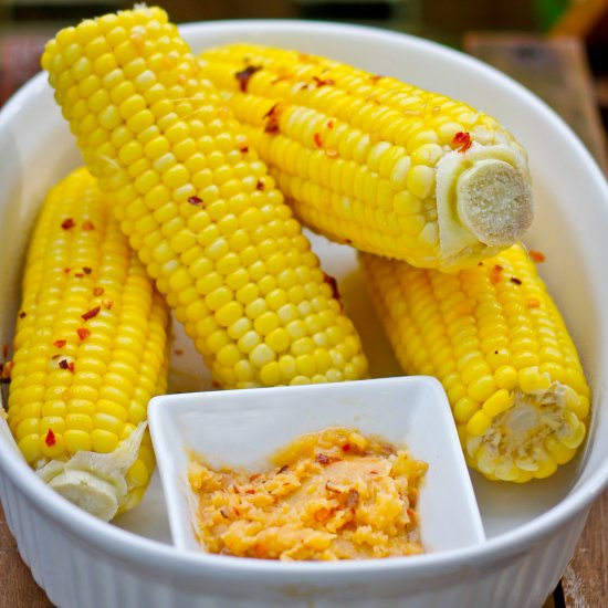 Chili Butter Corn on the Cob