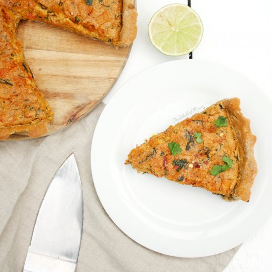 Vegan Tikka Quiche