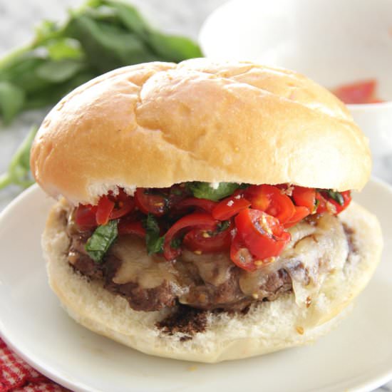 Bruschetta Burgers