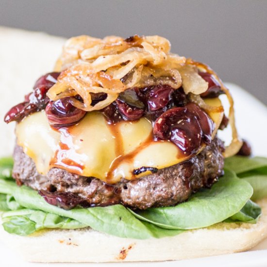 Cherry Cabernet Cheeseburger