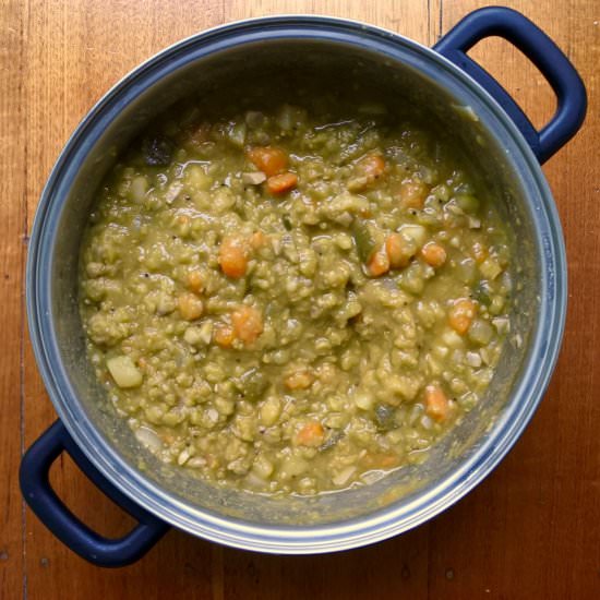 Split Pea Soup with Veggies