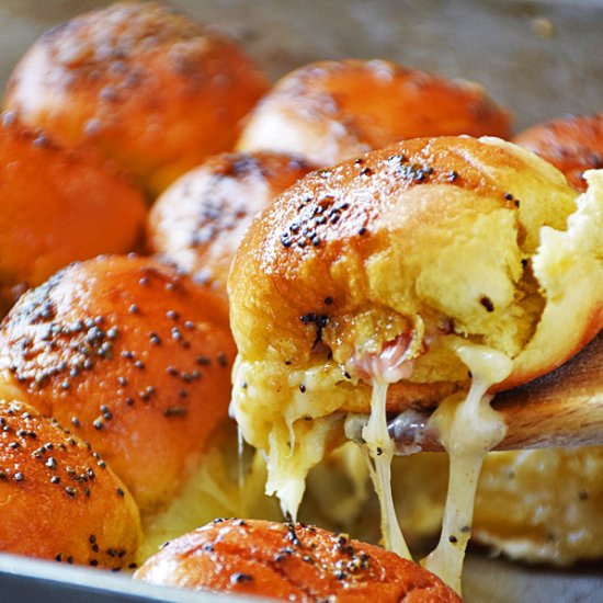 Baked Ham & Cheese Sliders