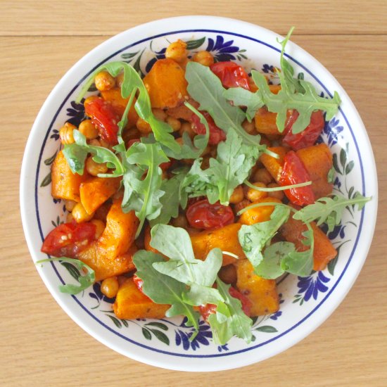 Butternut Squash and Chickpea Salad