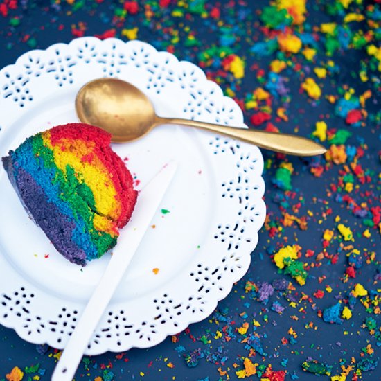 Rainbow Bundt Cake