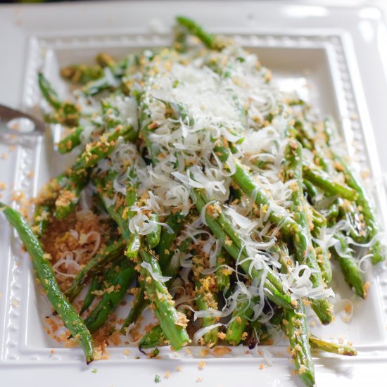 Blistered Green Beans with Panko