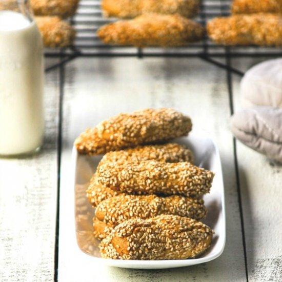 Italian Sesame Cookies