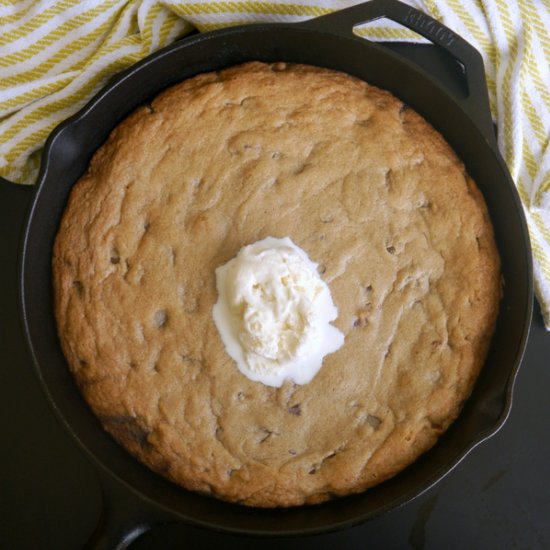 Skillet Bacon Chocolate Chip Cookie