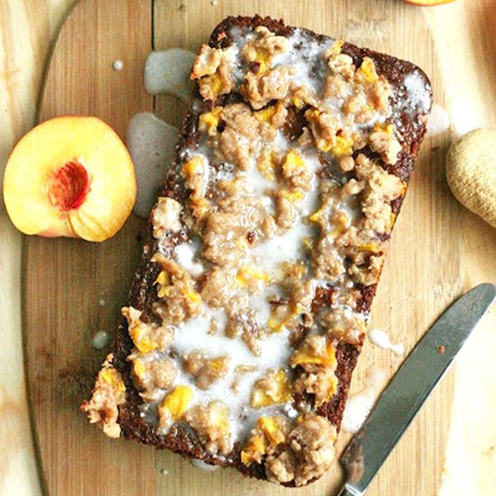 Peach Cobbler Bread Recipe