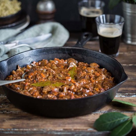 Stout Beef & Mushroom Stew