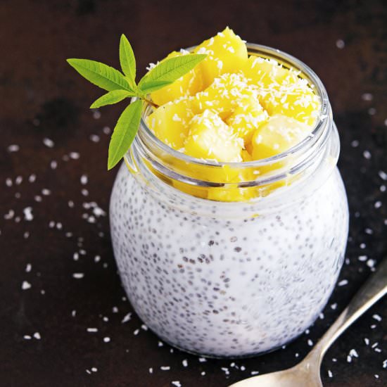 Pina Colada Chia Pudding