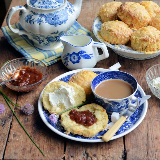 Cheese and Chive Scones