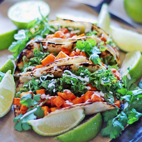 Roasted Sweet Potato Tacos