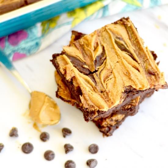 Peanut Butter Black Bean Brownies