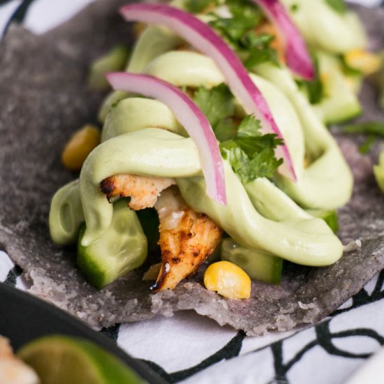 Grilled Tequila Lime Fish Tacos