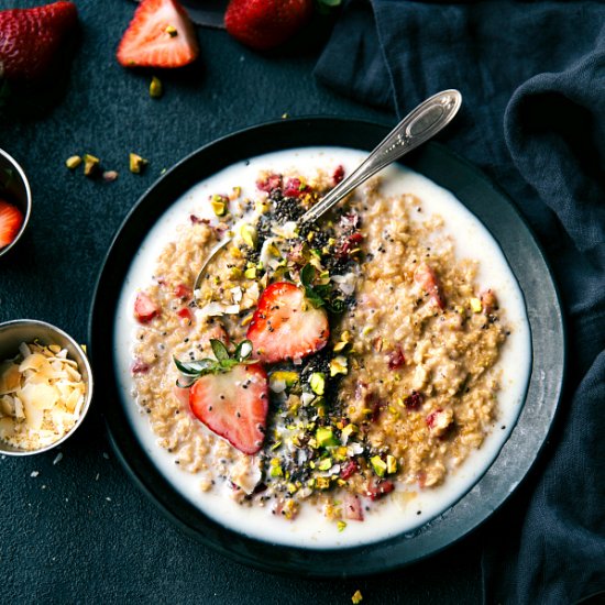 Strawberry and Cream Oatmeal