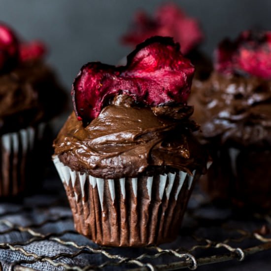 Chocolate Beetroot Cupcakes