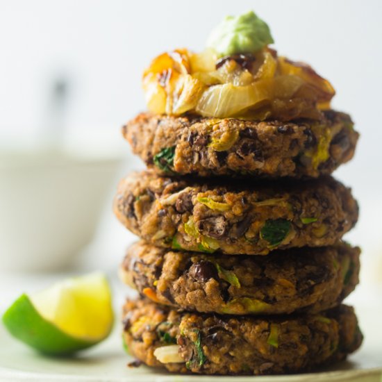 Black Bean Power Burgers